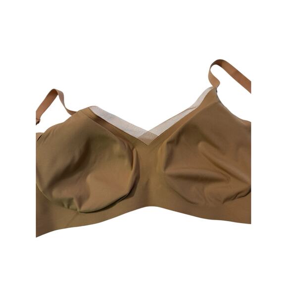 HONEYLOVE Wireless Crossover Bra Sand Medium Removable Pads Comfort Lift Support - Picture 6 of 8